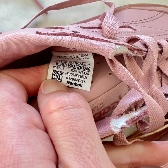 NWT Reebok Women's Club C Double GEO Platform Midsole Sneakers / Women's 9 - Picture 6 of 8